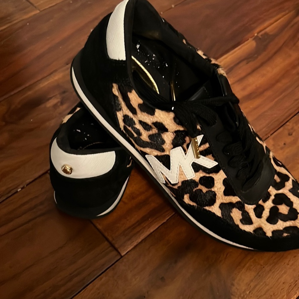 Michael Kors cheetah women’s running sneaker